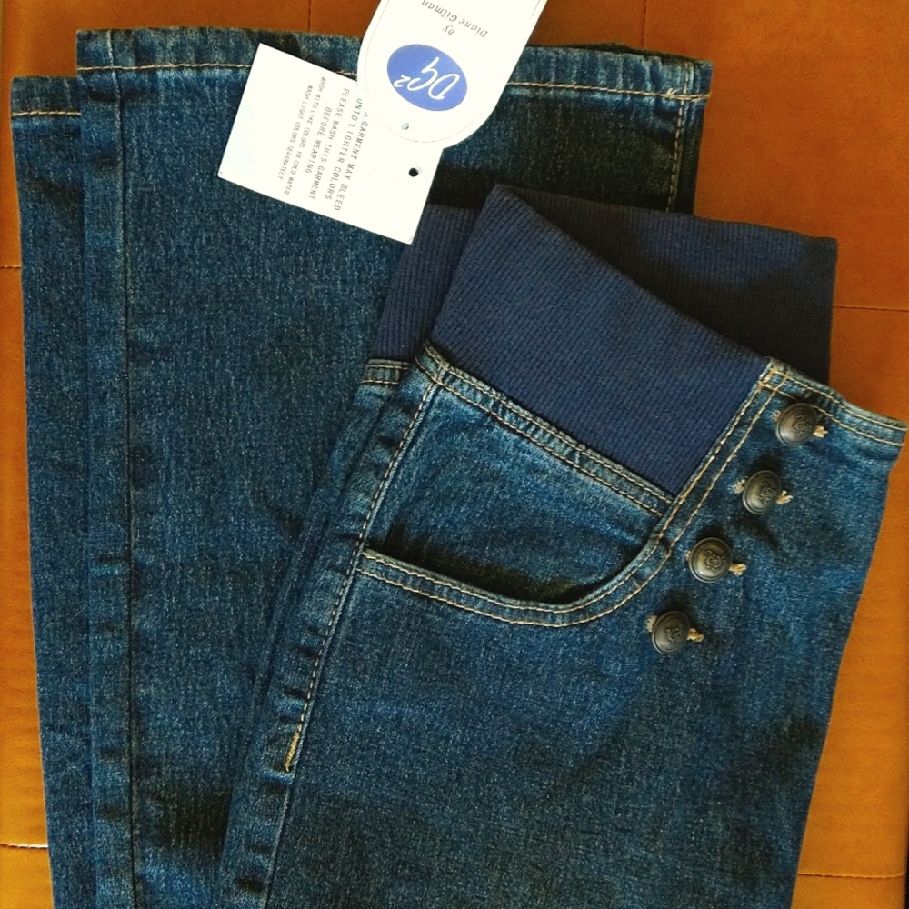 Diane Gillman, wide-leg sailor jeans. Size…